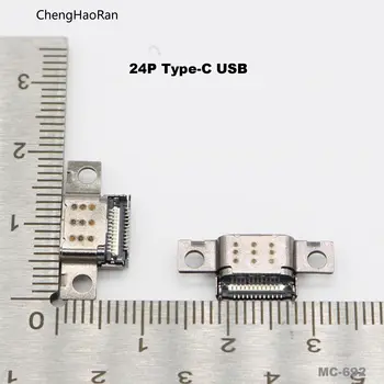 1бр 24P Micro Usb Конектор 3.1 Тип C Гнездовой Жак За Thinkpad R14 E14 E15 L15 L14 Порт за Зареждане на Мобилен Телефон и Зарядно устройство 24P 24 Pin