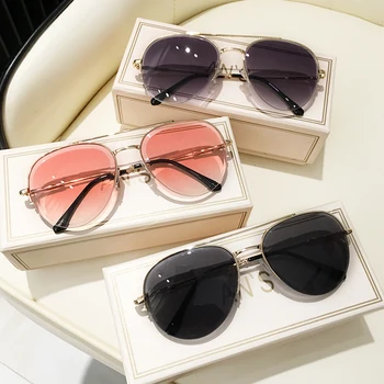 2021 Нови Дамски Слънчеви Очила с Класически Маркови Дизайнерски Висококачествени Очила Нови Модерни Мъжки Слънчеви Очила Калъф UV400