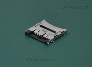 20pcs 8-пинови конектори за карти Micro SD, SMD 4 Фиксирани крачета TF карта, подходящи за телефон, таблет, навигация за кола