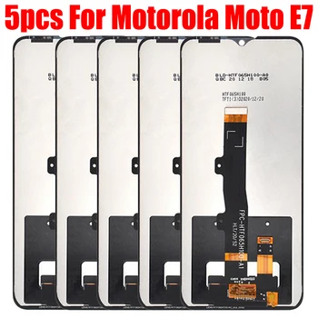 5 бр./лот За Motorola Moto E7 LCD дисплей XT2052 XT2052-1 XT2052-3 LCD Дисплей Панел Pantalla Матрицата Сензорен Екран Дигитайзер в Събирането на
