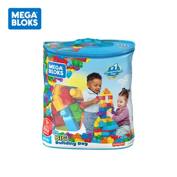 80 бр. Mega Bloks First Строителите Голяма Строителна Чанта с Големи Строителни Блокове Строителни Играчки Забавни Играчки За Деца, Детски Подарък