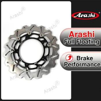 Arashi 1 бр. с ЦПУ Плаващ Преден Спирачен Диск Циркулярни Дискове За YAMAHA MXT NIKEN 850/XSR 900 ABARTH ABS/XSR900 ABS/XSR-900 ABS Нова