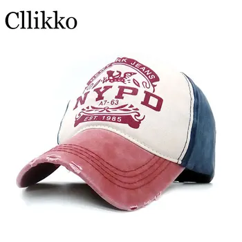 Cllikko търговия на едро с бейзболна шапка на възстановяване на предишното положение шапка пролет лято памучен шапка хип хоп приталенная шапка евтини шапки за мъже, дамска шапка