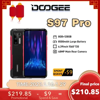 DOOGEE S97 Pro Издръжлив смартфон IP68 и IP69K 40 м, Лазерен далекомер 6,39 