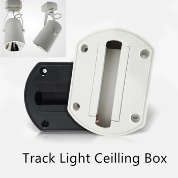 Led таван кутия за трекового осветление 0,5 м, 1 м рельсовая употреба за трековой лампи директно тип L тип конектор бял черен