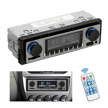 TF USB AUX Аудио Поддръжка FM MP3 Мултимедиен Плейър Авто Електрически Части Bluetooth Безжична Стерео тире 12 В Авто Радио