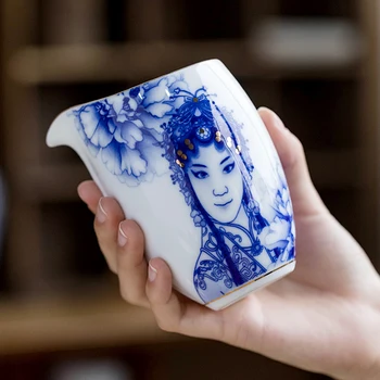 TTea sea justice чаша Керамика Цзиндэчжэнь син и бял порцелан чай диспенсер националната квинтесенцията на церемонията приготвяне на чай