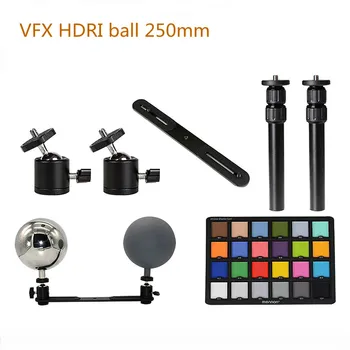 VFX HDRI Топка с Диаметър 250 мм и Визуални Ефекти Топката Колекция от снимки топката 18% сиво огледално кълбо колекция от филми, отразяващи топка