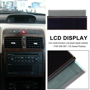 Авто Централен Навигатор LCD Дисплей За Peugeot 206 307 Citroen C5 Xsara Picasso Многофункционален Модул За Ремонт Пиксела