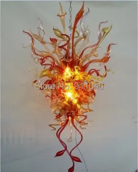 Безплатна доставка 110/220 v Ac Led Лампата от Муранско Стъкло изкуство за Лобито на Хотела