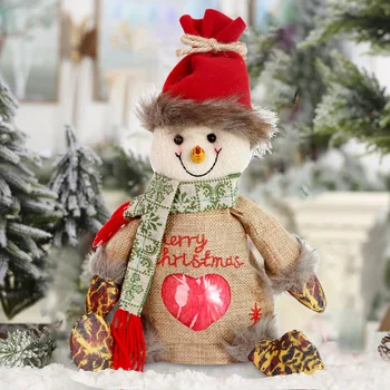 Дядо Коледа, Коледна Украса Коледа Интериор Лосове Снежен Човек Плюшени Коледни Кукли Украса За Дома 2022 Навидад Висулка Подарък За Децата