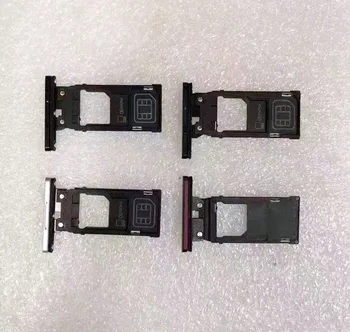 Един Двоен Държач на Micro SD Карта Памет, Четец за, Слот За Тава СИМ-Карти За Sony Xperia XZ3 H8416 H9436 H9493 Замяна