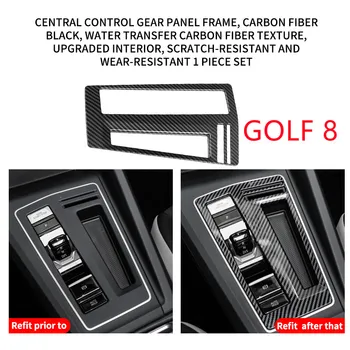 За Volkswagen Golf 8 специално на централното управление на рамка за превключване на предавките GTI RLINE стоки за украса на интериора модифицирани етикети