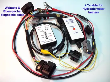За диагностика на кабела и Eberspacher Webasto + Y-образен кабел за хидравлични бойлери