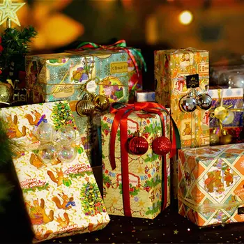 Коледен Подарък Занаяти Хартия Сватба Парти Подарък Кутия Опаковъчен Материал DIY Албум За Албуми, Изкуство Оригами, Хартиени Цветя Опаковка