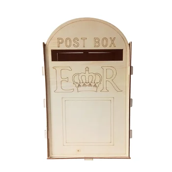 Кутия За Сватба Притежателя Поща Селски Подарък Гост Пари, Подарък Плик Пощенска Кутия Кошница За Писма Годишнина 