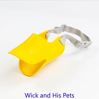 Куче патица в устата ръкав против ухапване от анти-куче предизвикателство маска на устата набор от баркър баркър плюшен домашен любимец куче аксесоари