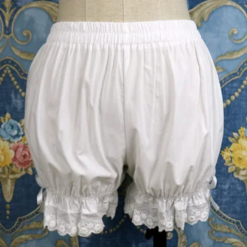 Къса Зреещи За Момичета Памучни Бели Черни Панталони Бикини Фенер Тиква Дантелени Панталони