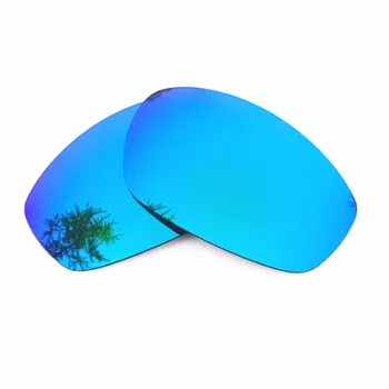 Льдисто-Сини Огледални Поляризирани Сменяеми Лещи за Слънчеви Очила Blender в Рамка, 100% UVA и UVB