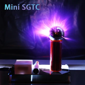Мини-SGTC Твердотельная Намотка на Тесла Магнитен Штормовая Макара Изкуствена Мълния Експериментална Образователна Играчка Технологии