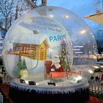 Най-Новият Коледен Надуваем Човешкия Снежна Топка Надуваем Прозрачен Балон Рекламирующий Коледен Евтиният Прозрачен Купол Гореща Разпродажба