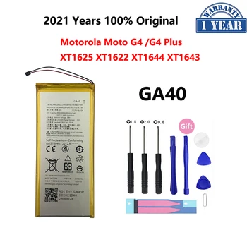 Нова Оригинална Батерия GA40 3550 ма За Motorola Moto G4/G4 Plus XT1625 XT1622 XT1644 XT1643 SNN5970A + Комплекти инструменти
