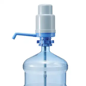 Помпа за бутилки с вода - оригинален ръчна помпа за вода за пиене Dolphin - подходящ за повечето охладители за вода обем 5-6 литра [с изключение на стъкло]