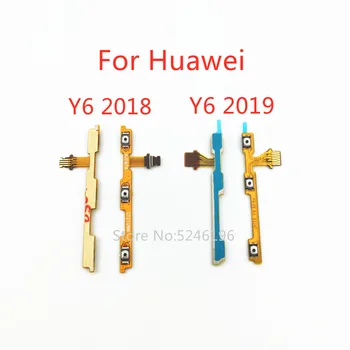 Приложимо е За Huawei Y6 Prime Pro 2017 2018 2019 Превключвател за включване/изключване клавиш за Изключване на звука Бутон за регулиране на силата на звука на Лентата Гъвкав кабел Замяна