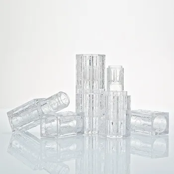 Прозрачната кръгла тръба червило crystal lip balm козметични контейнер 12,1 мм