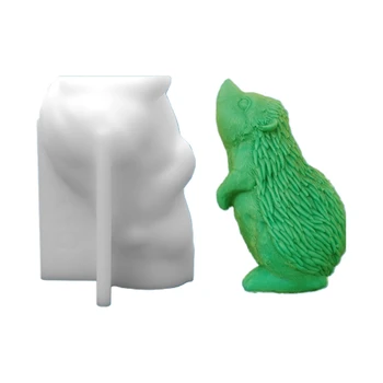 Силиконови Форми с 3D Статуя на Протеини, Форма За Извършване на Ароматерапевтических Свещи, Форма За печене Шоколад, Форма За Ръчно изработени Сапуни