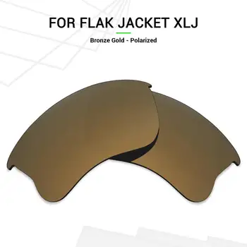 Сменяеми Поляризирани Лещи SNARK за Слънчеви Очила Oakley Flak Jacket XLJ Бронз Злато